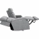 Ashbee Zero Gravity Loveseat with Power Recline, Head Rests & Footrest Ext in Dolphin Grey Fabric